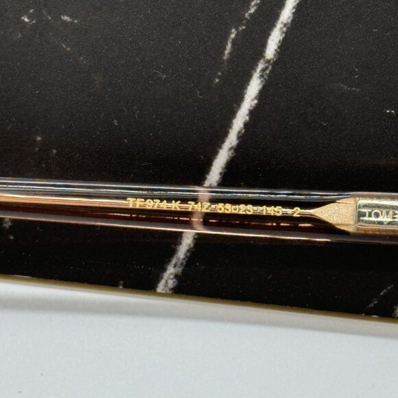 NEW TOM FORD TF974/K 74Z WOMEN ROUND PINK SUNGLASSES TOM FORD - Picture 7 of 9